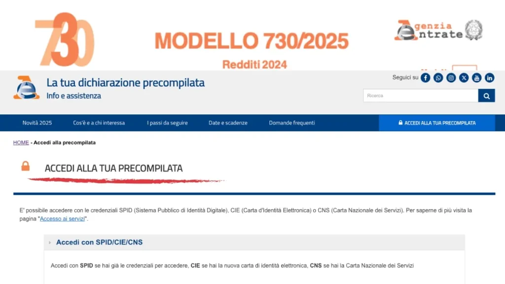 Spese detraibili: Scopri come dichiarare le spese senza scontrino e fatture con il Modello 730 2025! 1 730 Online 2025: Dal 30 aprile è disponibile la dichiarazione Precompilata